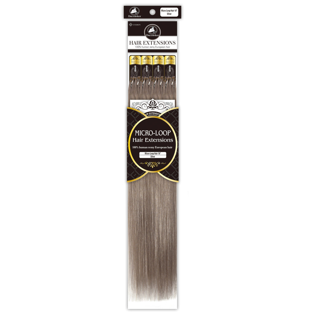 Dressmaker 100% Human Remy European Micro-Loop Straight Hair Extensions (100pcs)