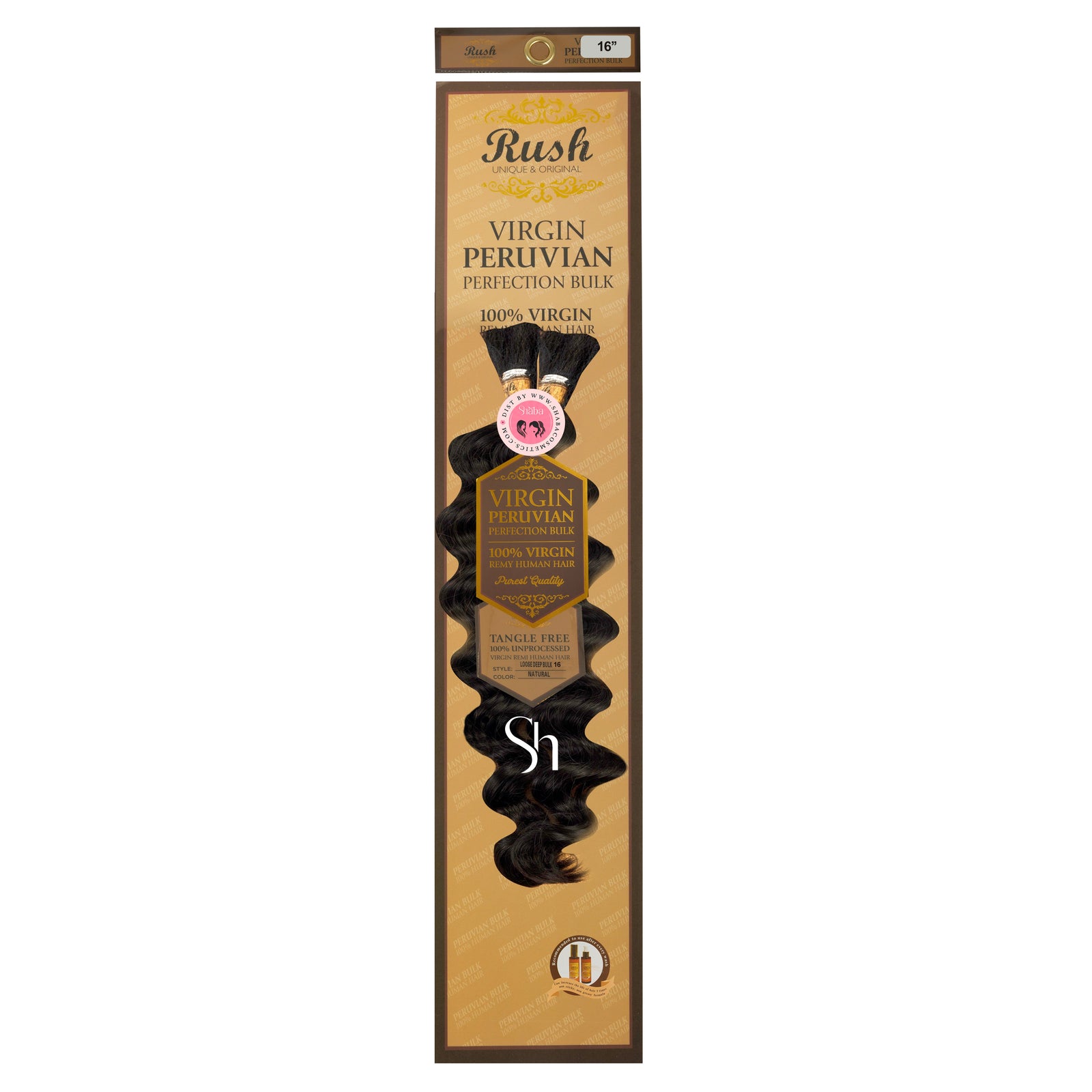 RUSH 100% REMY VIRGIN PERUVIAN LOOSE DEEP BULK