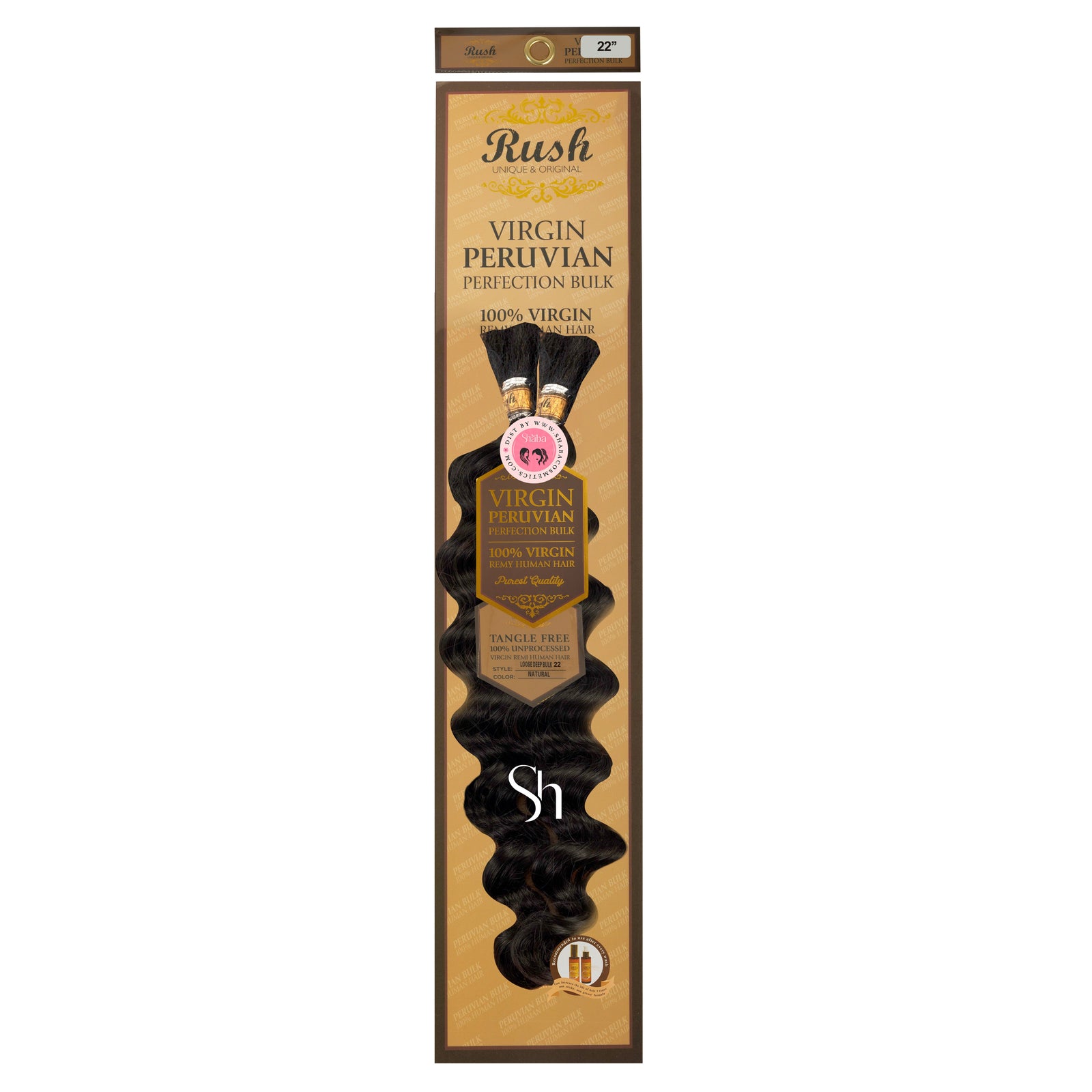 RUSH 100% REMY VIRGIN PERUVIAN LOOSE DEEP BULK