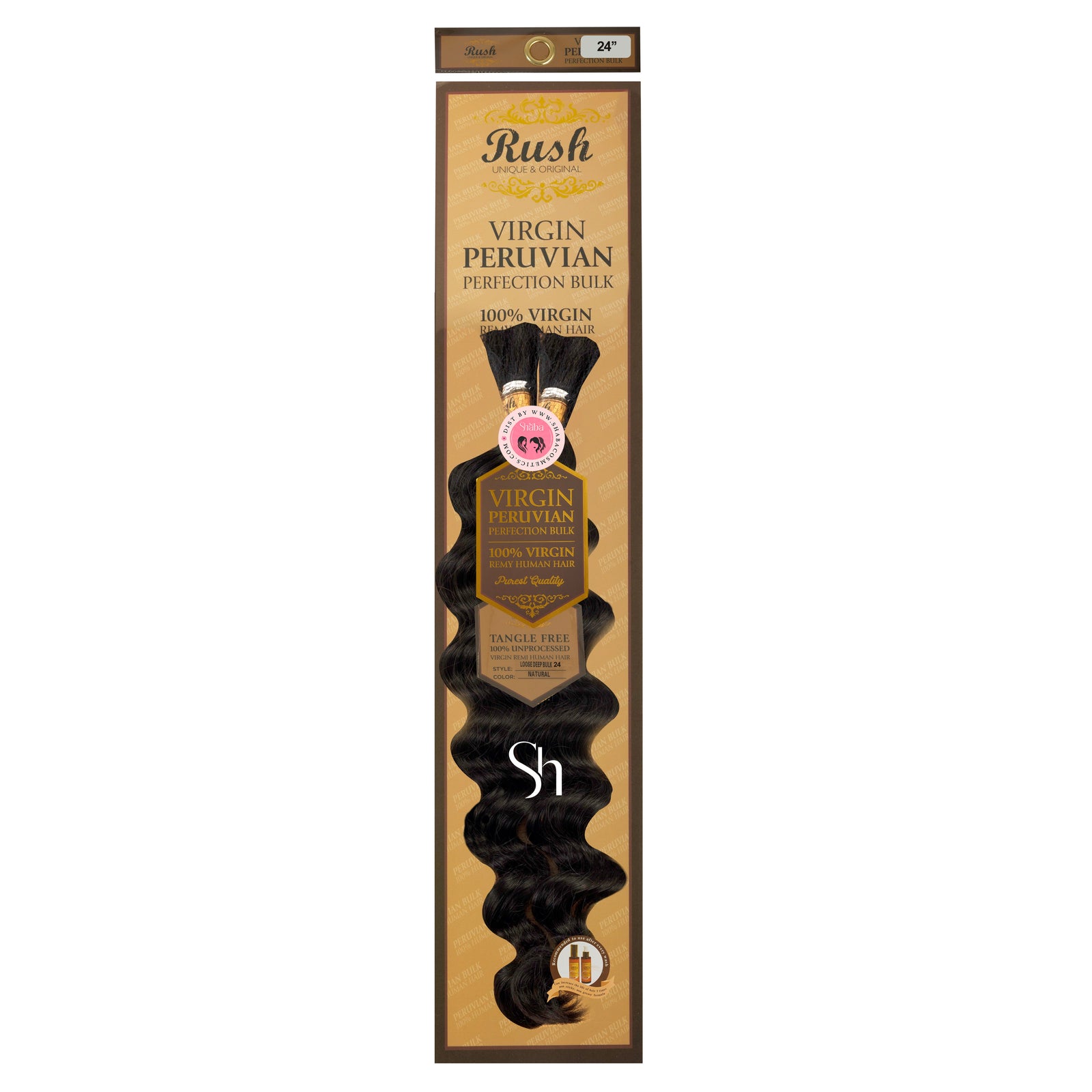 RUSH 100% REMY VIRGIN PERUVIAN LOOSE DEEP BULK