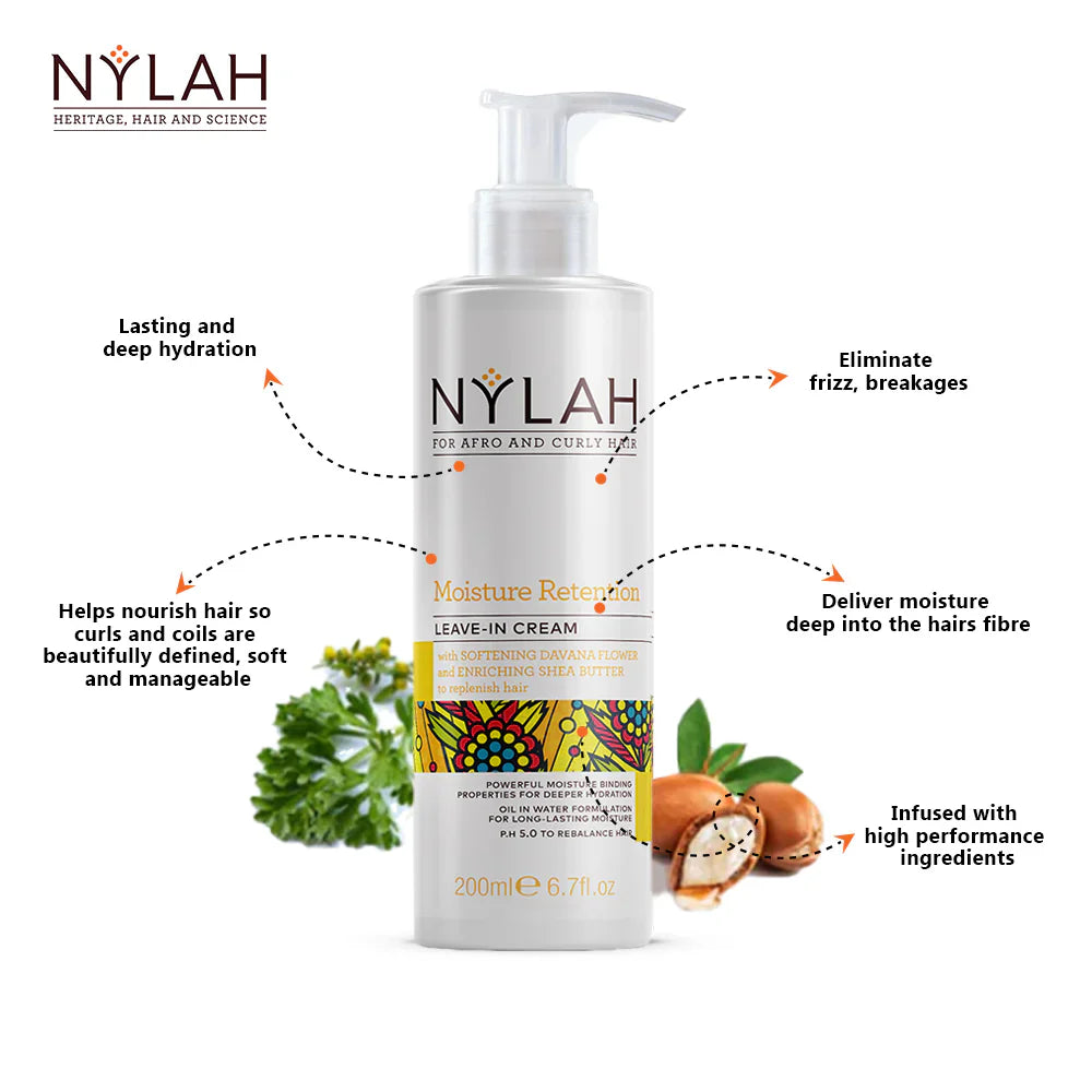 NYLAH Moisture Retention Leave In Cream 200ml