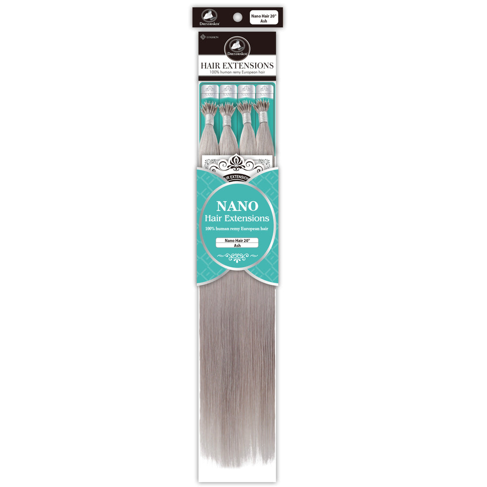 Dressmaker 100% Human Remy European Nano Straight Hair Extensions (100pcs)
