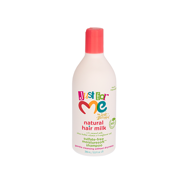 JUST FOR ME Natural Hair Milk Moisture soft Shampoo 13oz