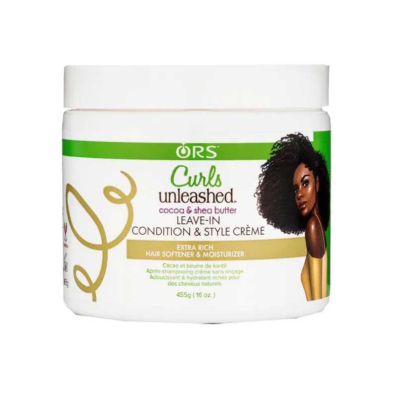 ORS Curls Unleashed Cocoa & Shea Butter Leave-In Conditioner Creme 455g