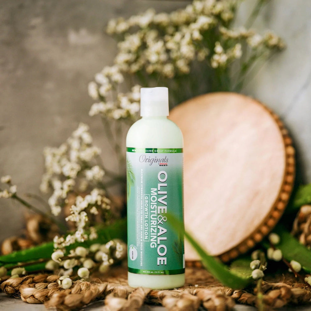 Africa’s Best Olive & Aloe Moisturizing Growth Lotion 355ml/12oz
