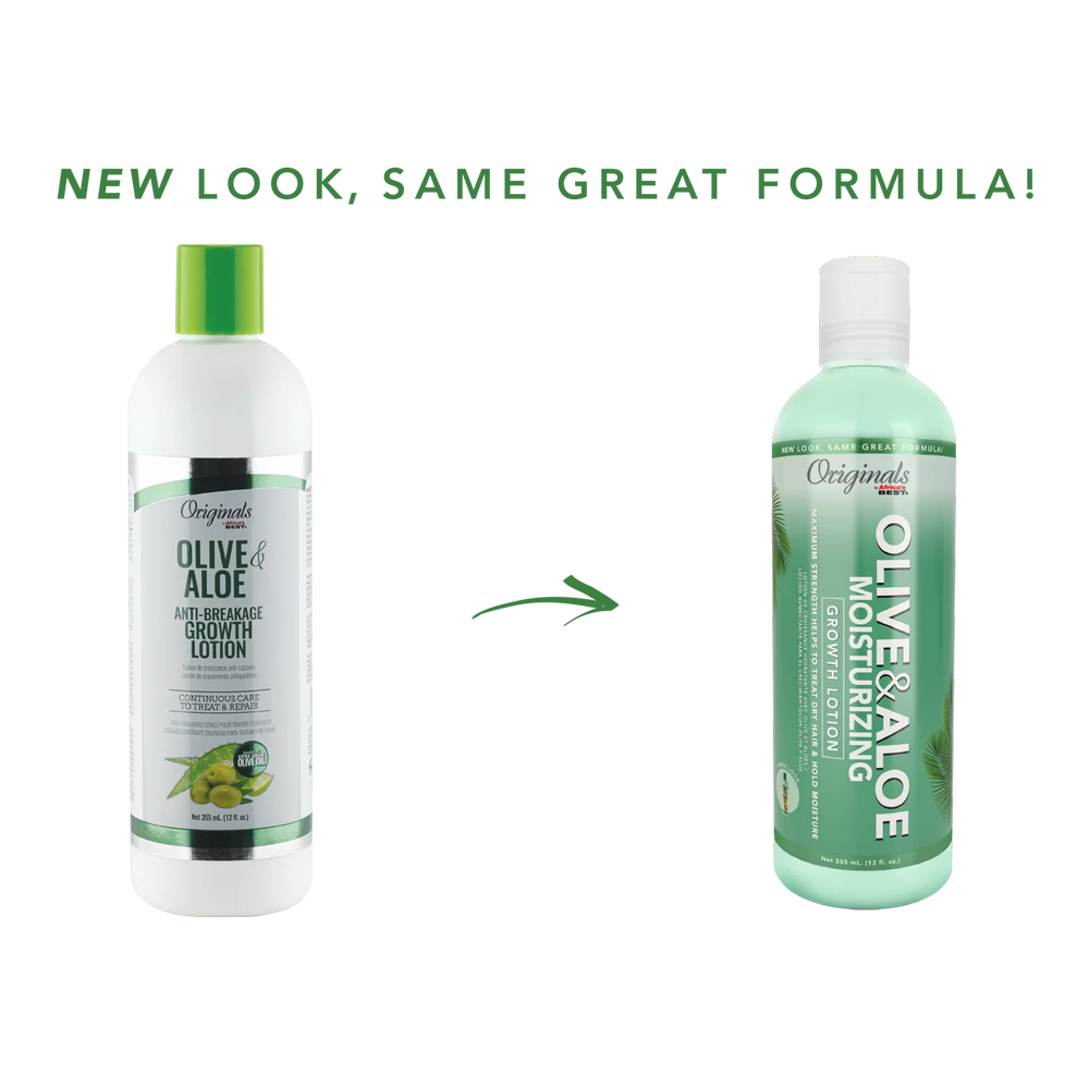 Africa’s Best Olive & Aloe Moisturizing Growth Lotion 355ml/12oz