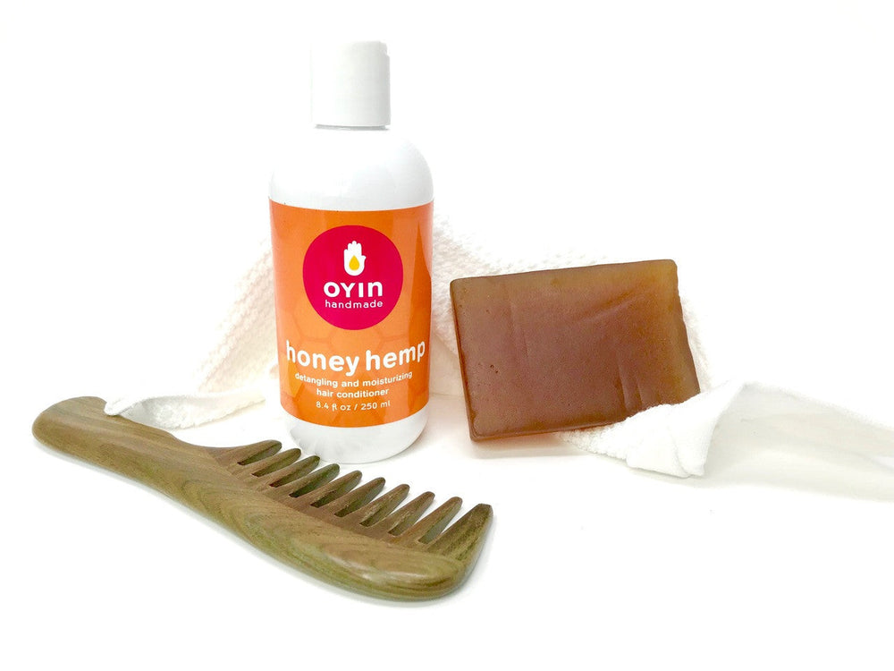 OYIN Honey Hemp ~ detangling and moisturizing hair conditioner-8 OZ
