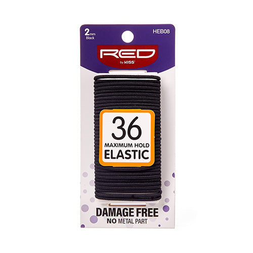 Red By Kiss Elastic Band 2mm & 1 1/2″ (36pcs)