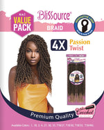 Blissource Premium 4x Passion Twist Braids