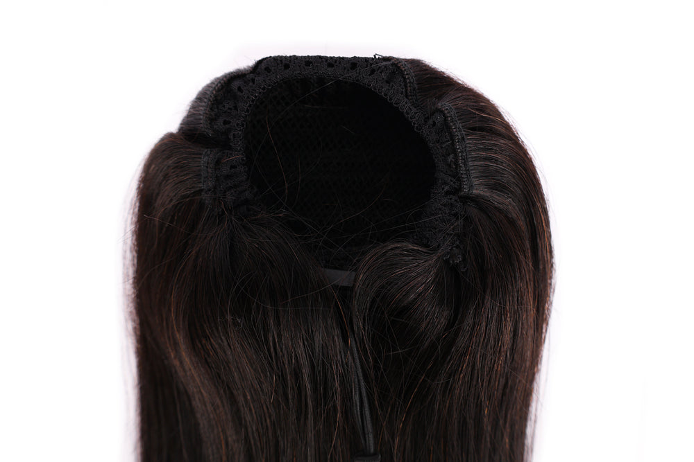 Dressmaker 100% Virgin Human Hair Drawstring Ponytail Straight 14"