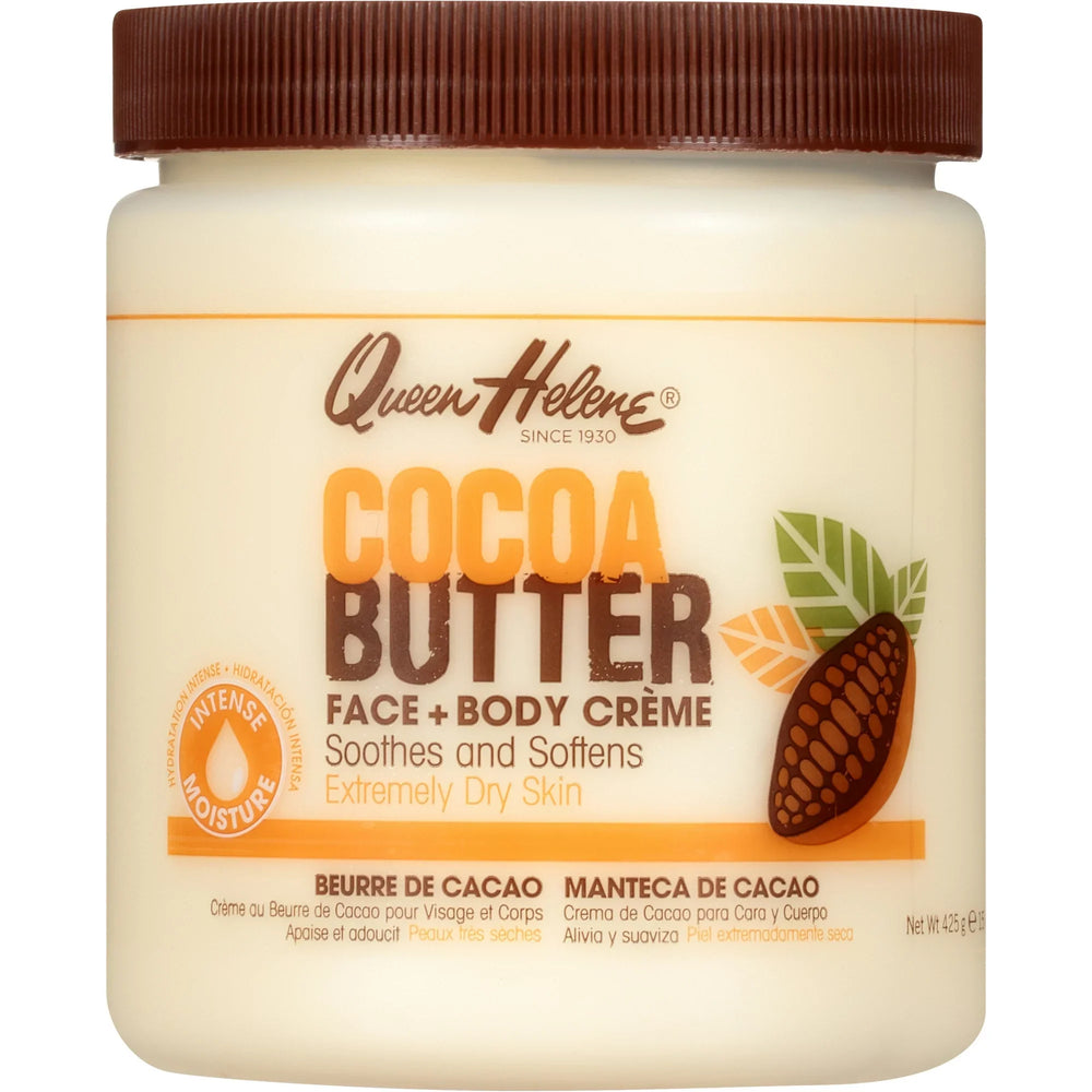 Queen Helene Cocoa Butter Crème Face & Body  for Dry Skin 425ML