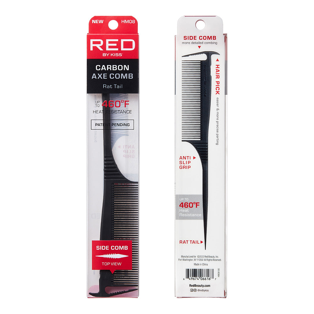 Red By Kiss Carbon Axe Parting Comb