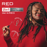 Red By Kiss 2-in-1 Locking Needle & Crochet Hook Duo for Dreadlocks
