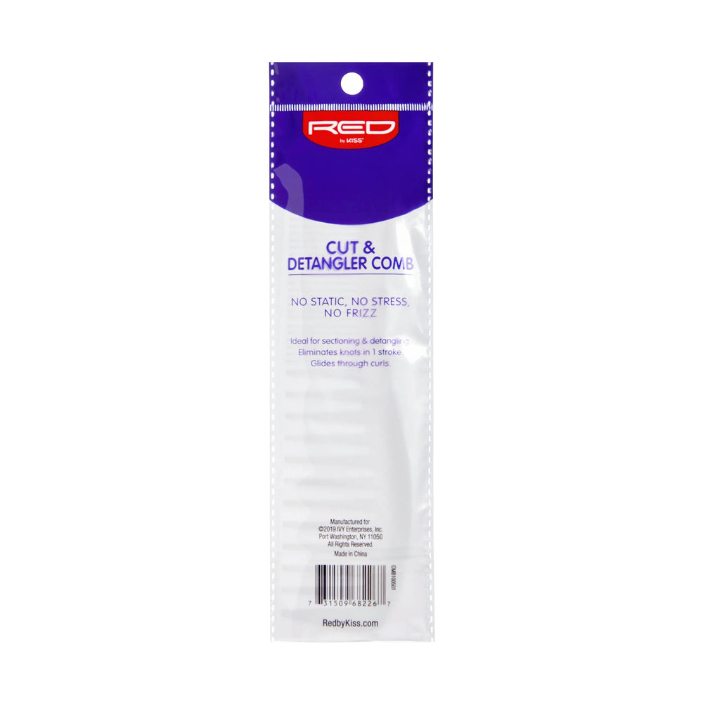 Red By Kiss Cut & Detangler Comb