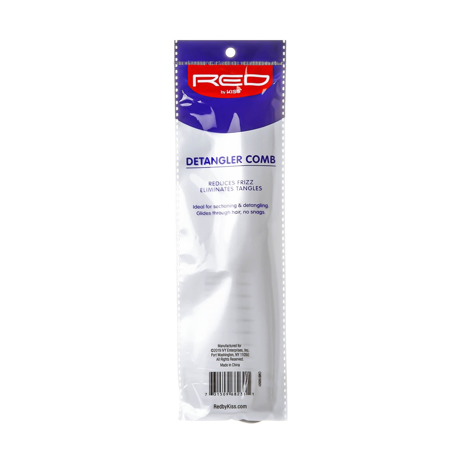 Red By Kiss Detangler Comb