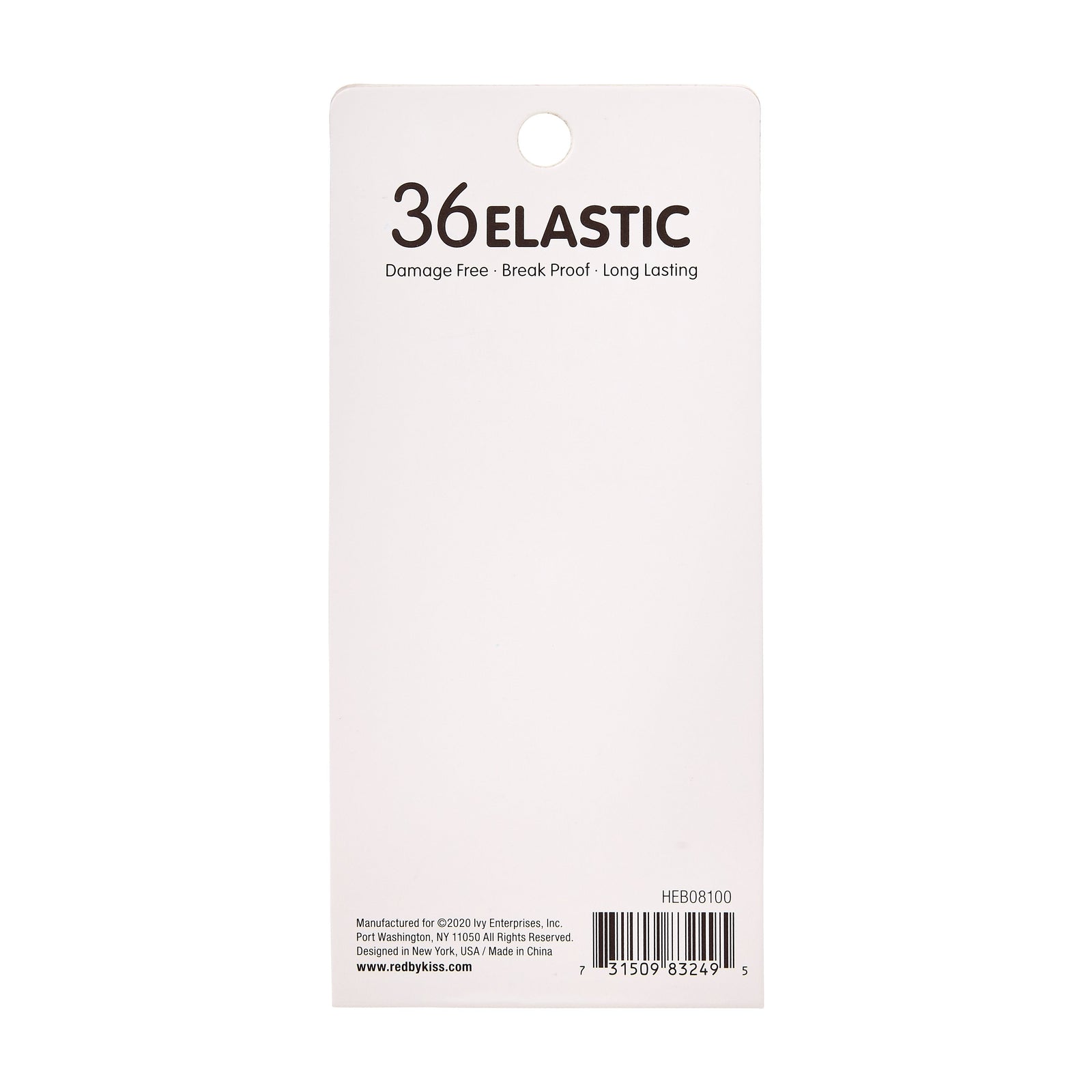 Red By Kiss Elastic Band 2mm & 1 1/2″ (36pcs)