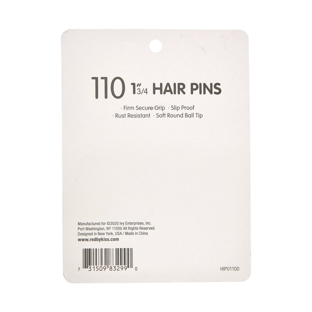 Red By Kiss Hair Pins 1 3/4″ (110pcs)