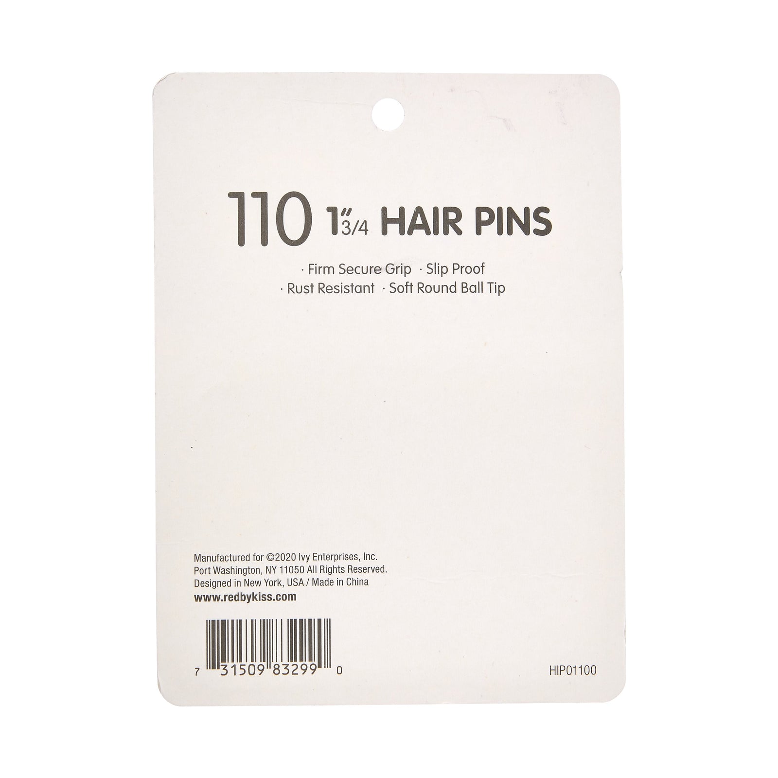Red By Kiss Hair Pins 1 3/4″ (110pcs)