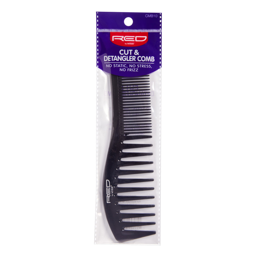 Red By Kiss Cut & Detangler Comb