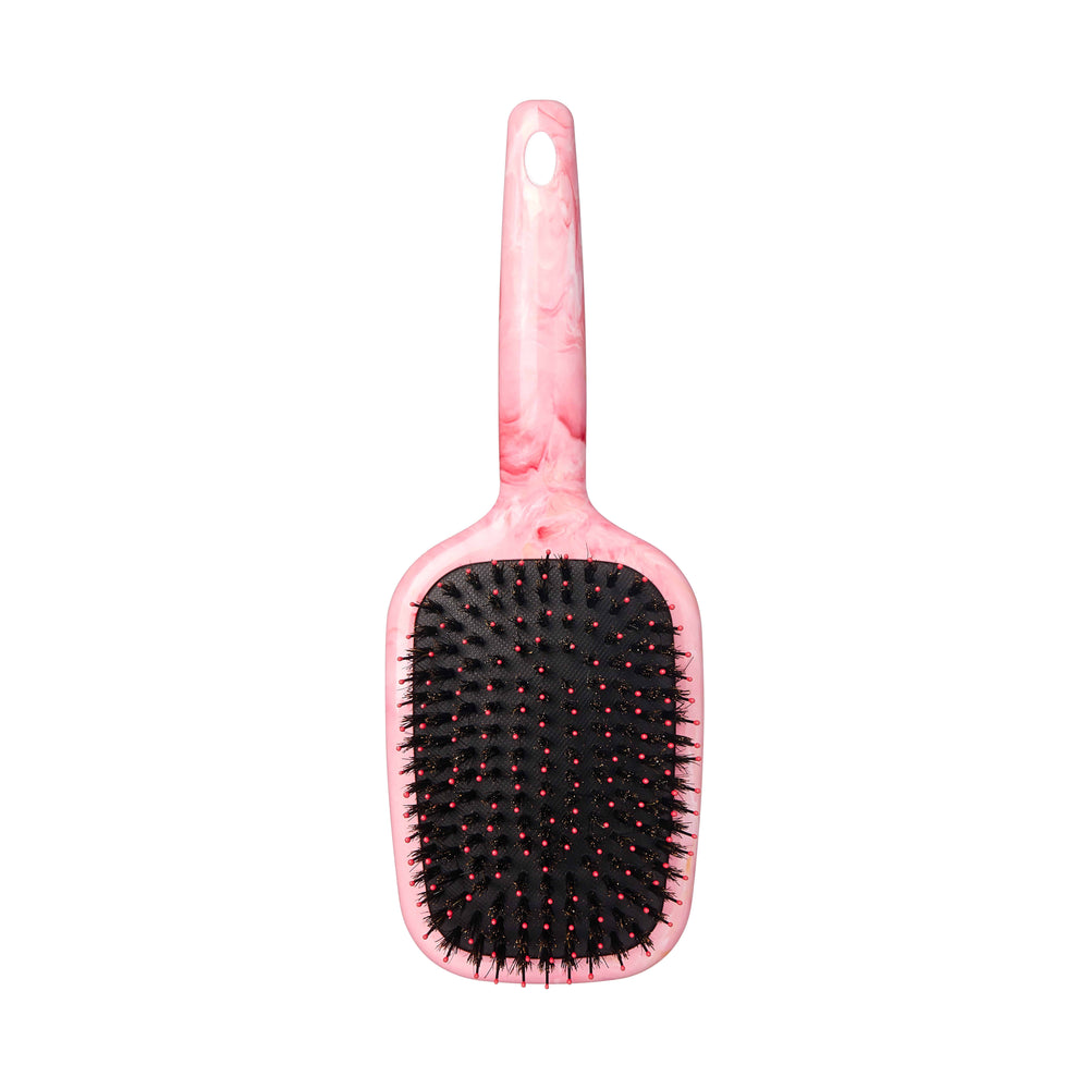 Red By Kiss Marblous Boar Square Paddle Brush  For Great Hair Day, Everyday