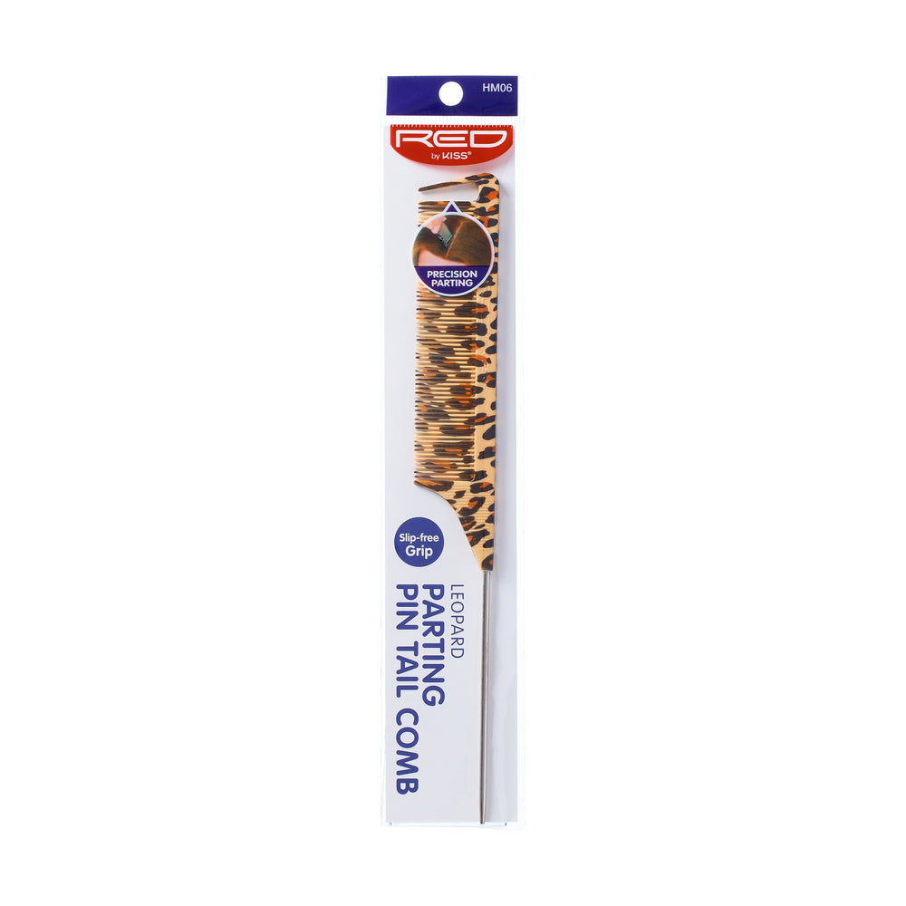 Red By Kiss Leopard Parting Pin Tail Comb