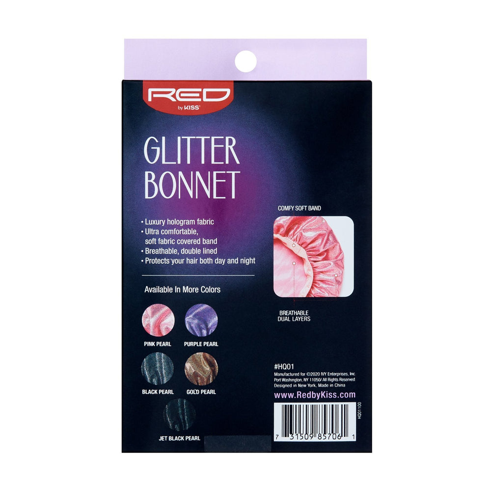Red By Kiss Glitter Bonnet