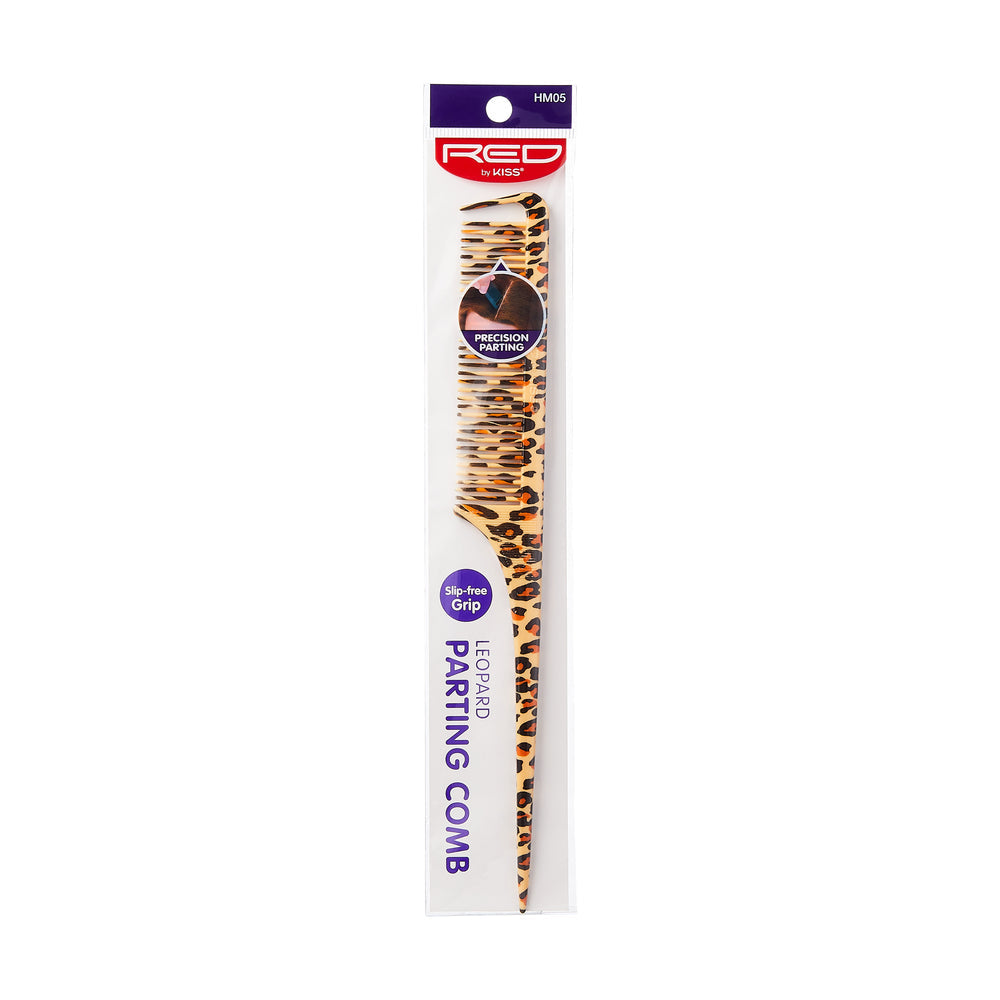 Red By Kiss Leopard Parting Rat Tail Comb