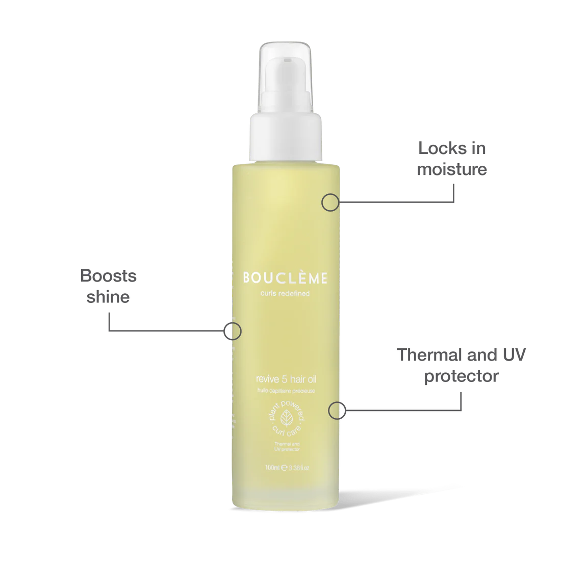 Boucleme Revive 5 Hair Oil With UV Protection 100ml/3.38oz