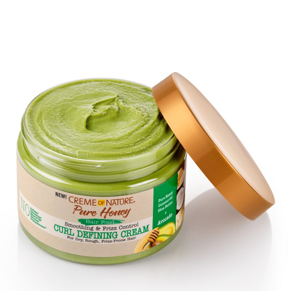 Creme of Nature Pure Honey Hair Food Smoothing & Frizz Control Curl Defining Cream 326g