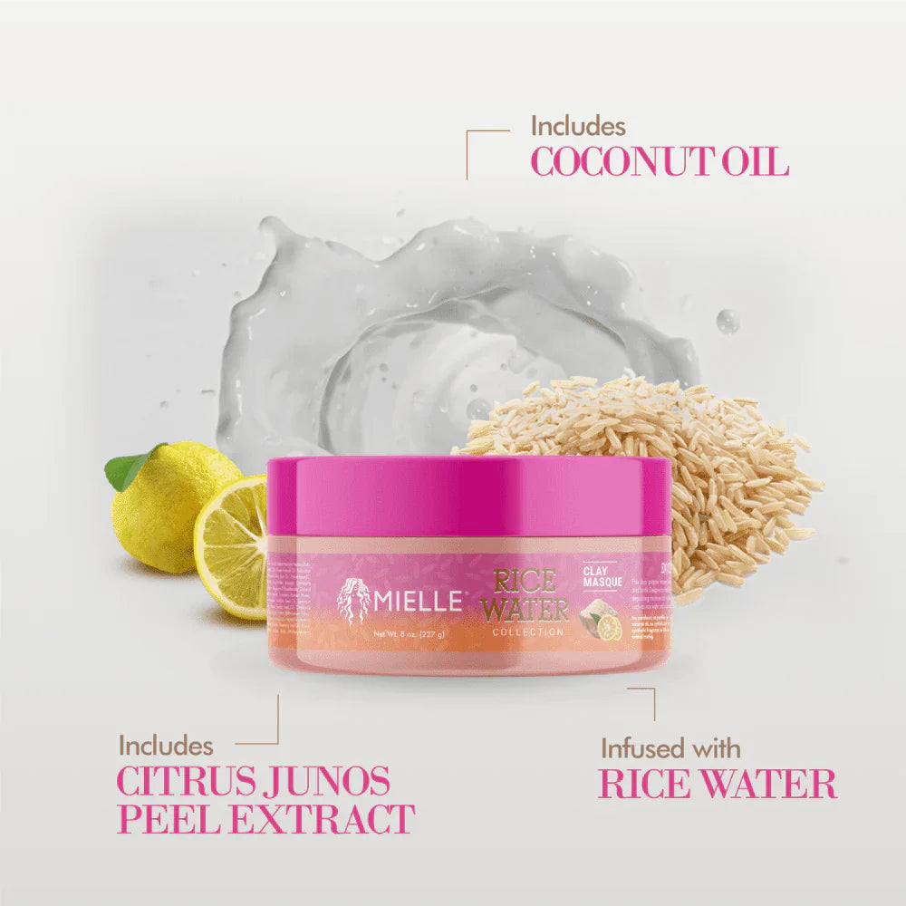 Mielle Rice Water Clay Masque 227g