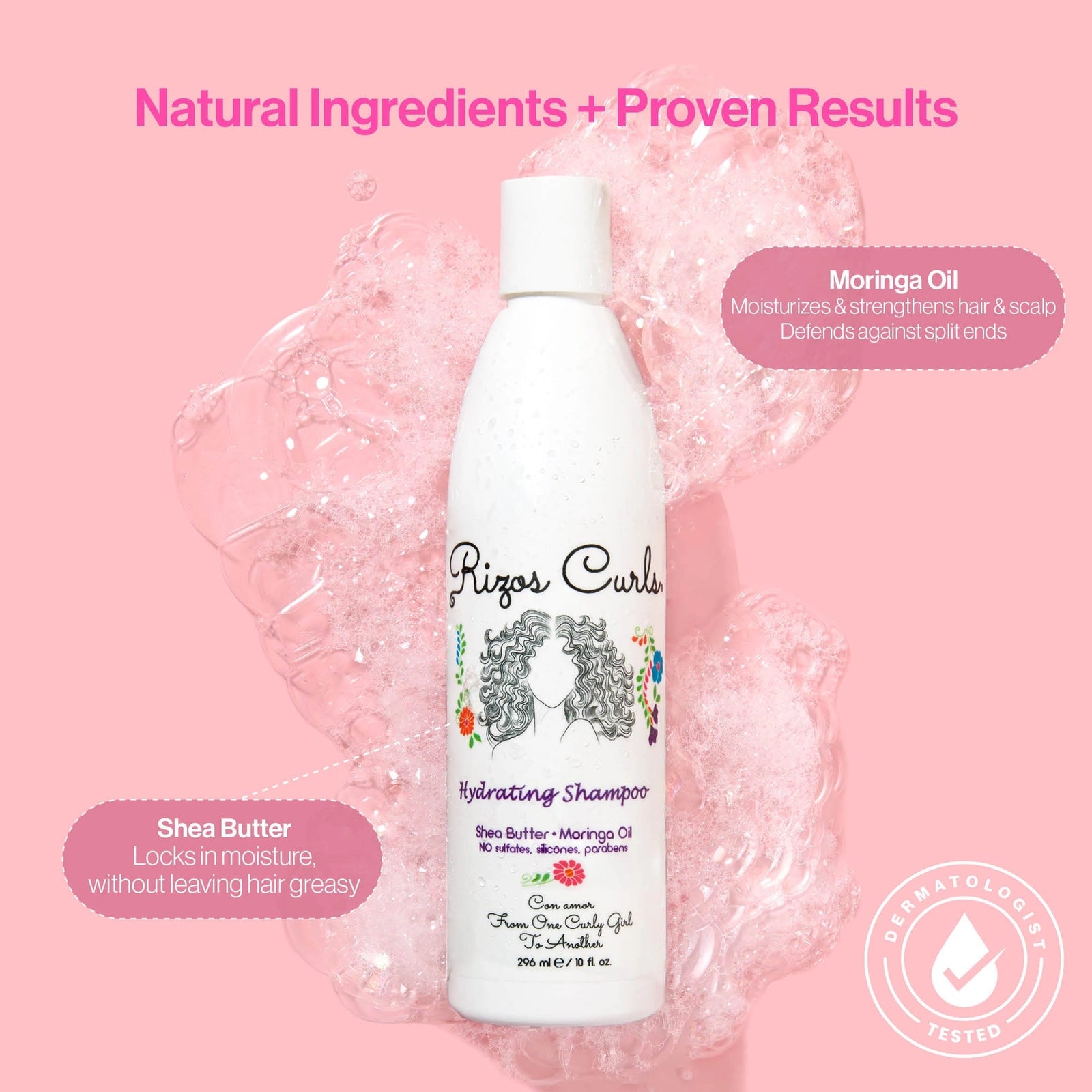 Rizos Curls Hydrating Shampoo 296ml