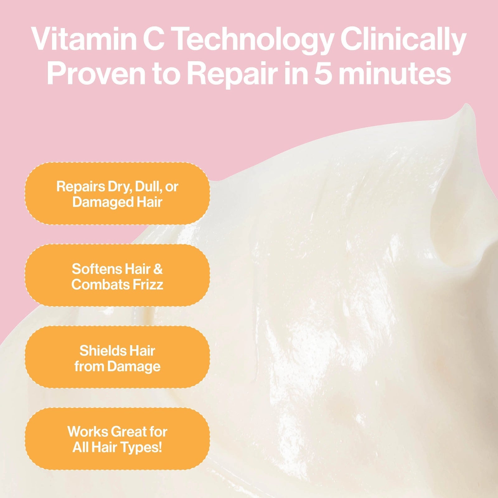 Rizos Curls Vitamin C Hair Repair Mask 296ml
