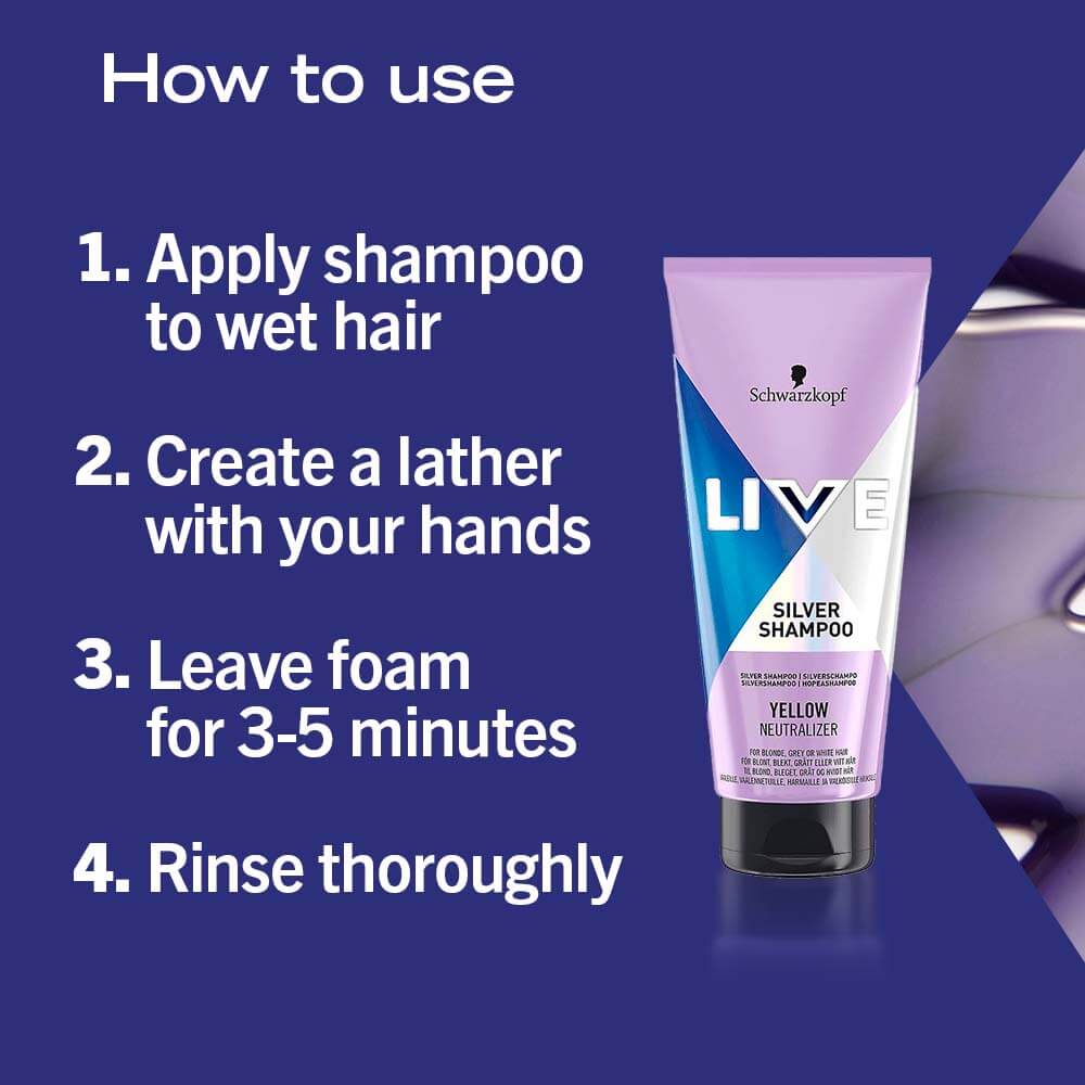 Schwarzkopf Live Silver Shampoo 200ml