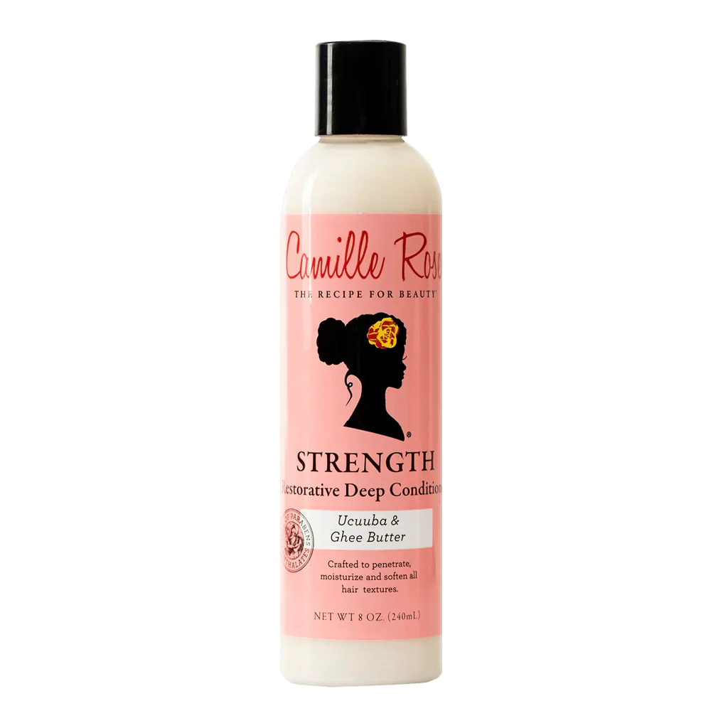 Camille Rose Strength Restorative Deep Conditioner For Moisturize and softness 240ml/8oz