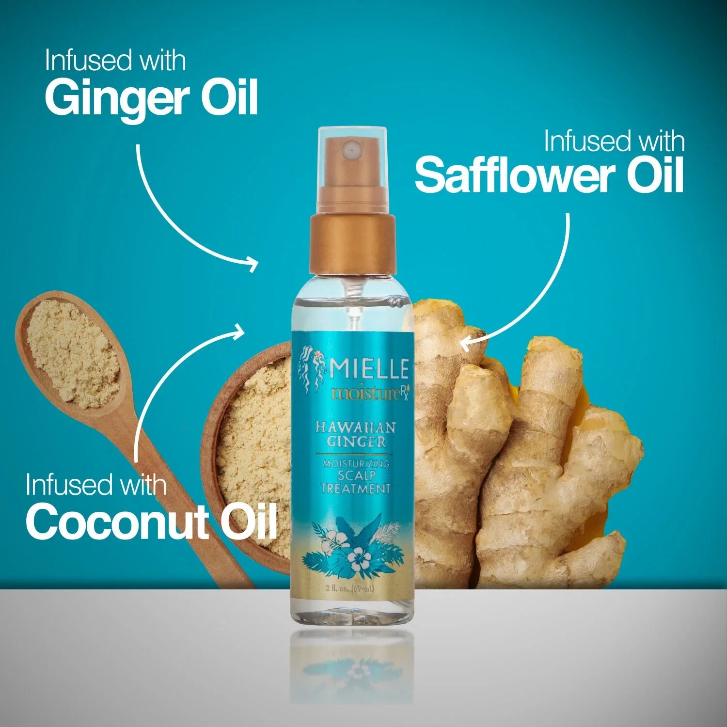 Mielle Moisture RX Hawaiian Ginger Scalp Treatment 2oz