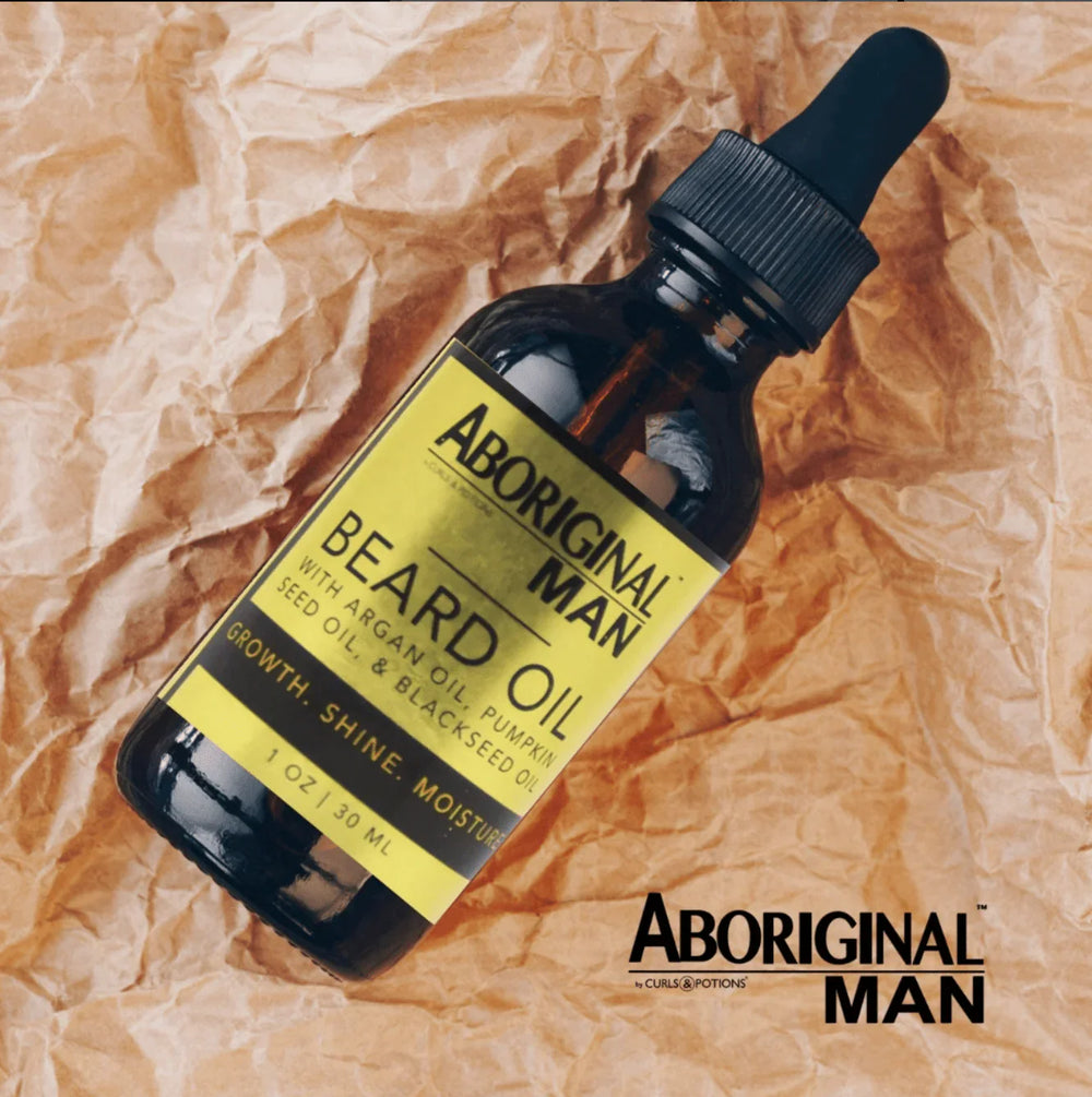 CURLS & POTIONS ABORIGINAL MAN BEARD OIL 1oz