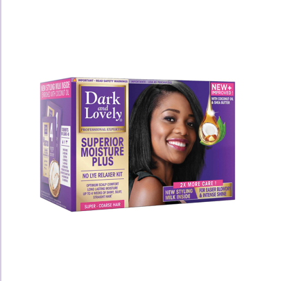 Dark & Lovely Superior Moisture Plus No-Lye Relaxer Kit