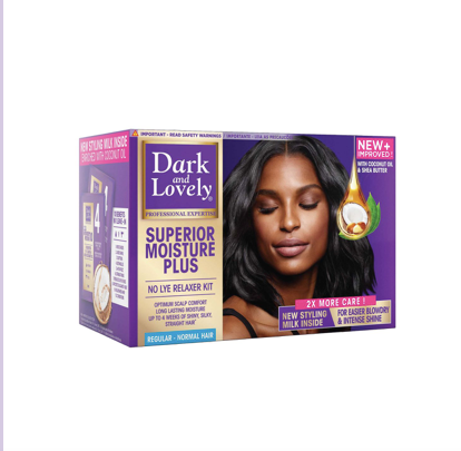 Dark & Lovely Superior Moisture Plus No-Lye Relaxer Kit