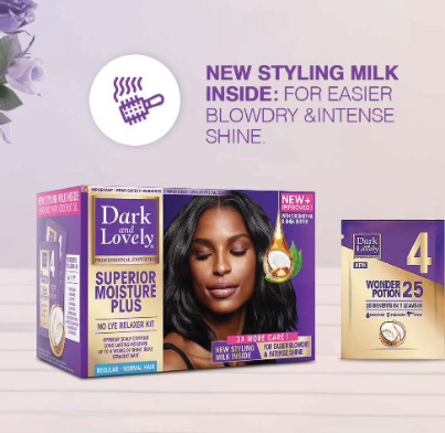 Dark & Lovely Superior Moisture Plus No-Lye Relaxer Kit