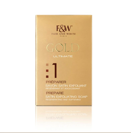 Fair & White No. 1 Gold Satin Exfoliating Bar Soap 200ml