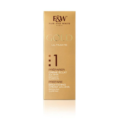 Fair & White No.1 Gold Step 1 AHA Brightening Face Cream 75ml