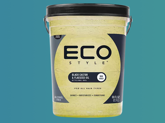 Eco Styler Black Castor & Flaxseed Oil Hair Styling Gel 473ml/16oz