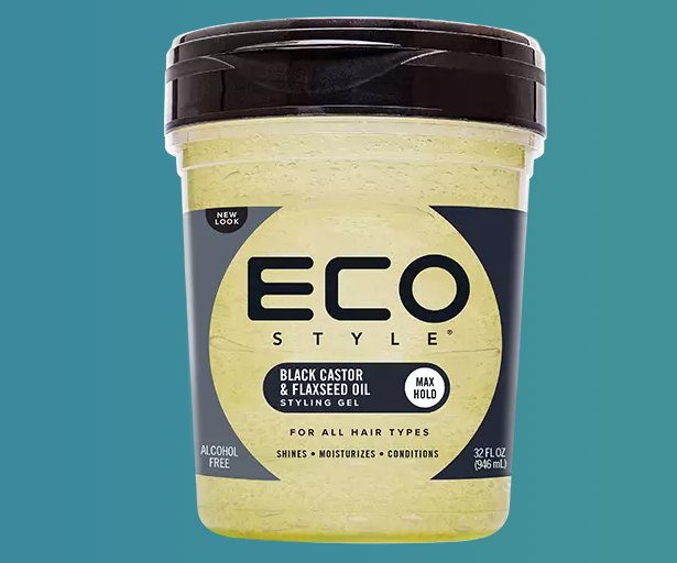 Eco Styler Black Castor & Flaxseed Oil Hair Styling Gel 473ml/16oz