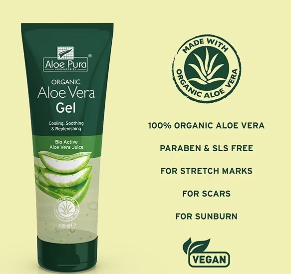 Aloe Pura Organic Aloe Vera Gel with Natural Actives
