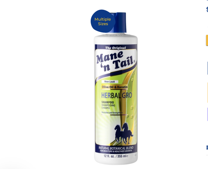 MANE N TAIL HERBAL GRO SHAMPOO 355ML