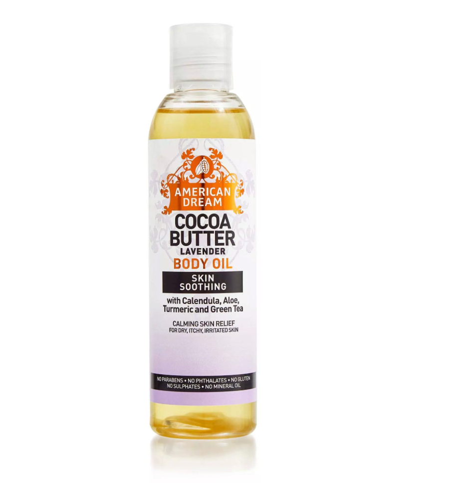 American Dream Skin Soothing Lavender Cocoa Butter Body Oil 200 ml
