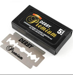Derby Premium Chromium-Platinum Double Edge Razor Blades