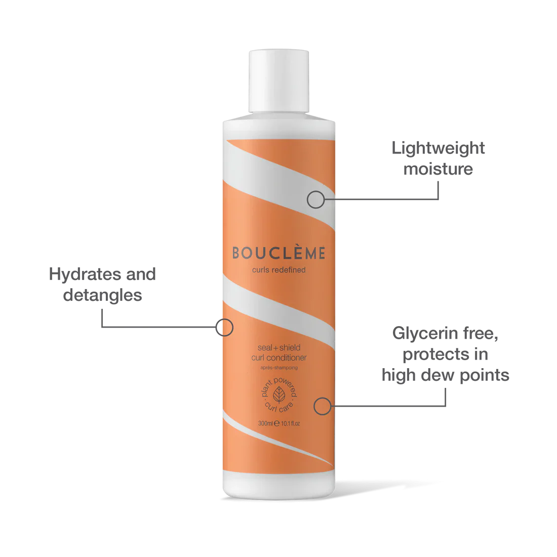 Boucleme Seal + Shield Curl Conditioner 300ml/10.1oz