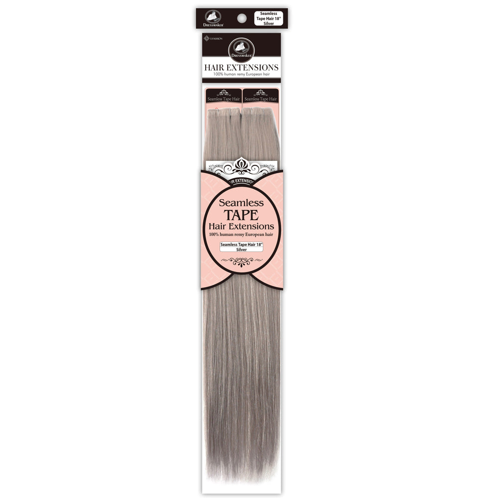 Dressmaker 100% Human Remy European Seamless Tape-In Straight Hair Extensions (40pcs)