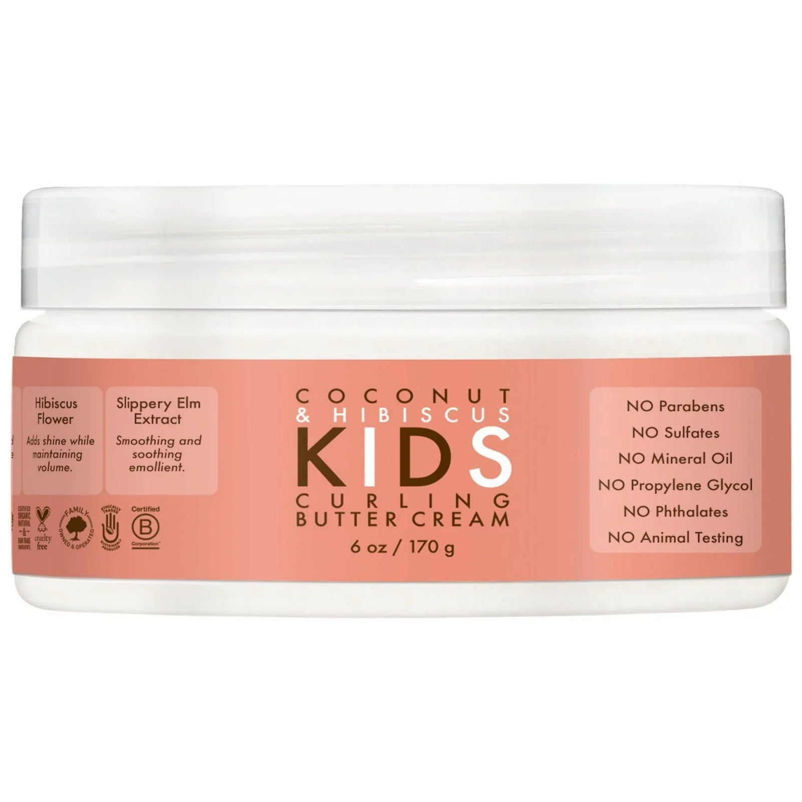 Shea Moisture Kid's Curl Hair Cream, Coconut & Hibiscus 170g